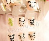 Unhas postiças com nail art cod 39
