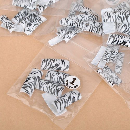 Unhas postiças Leopardo (com 100)