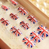 Unhas postiças com nail art cod 33